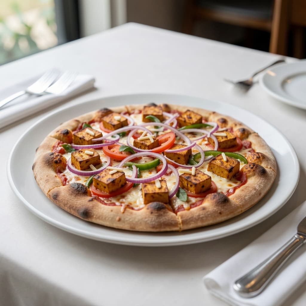 Paneer Pizza (Tandoori Flavor)