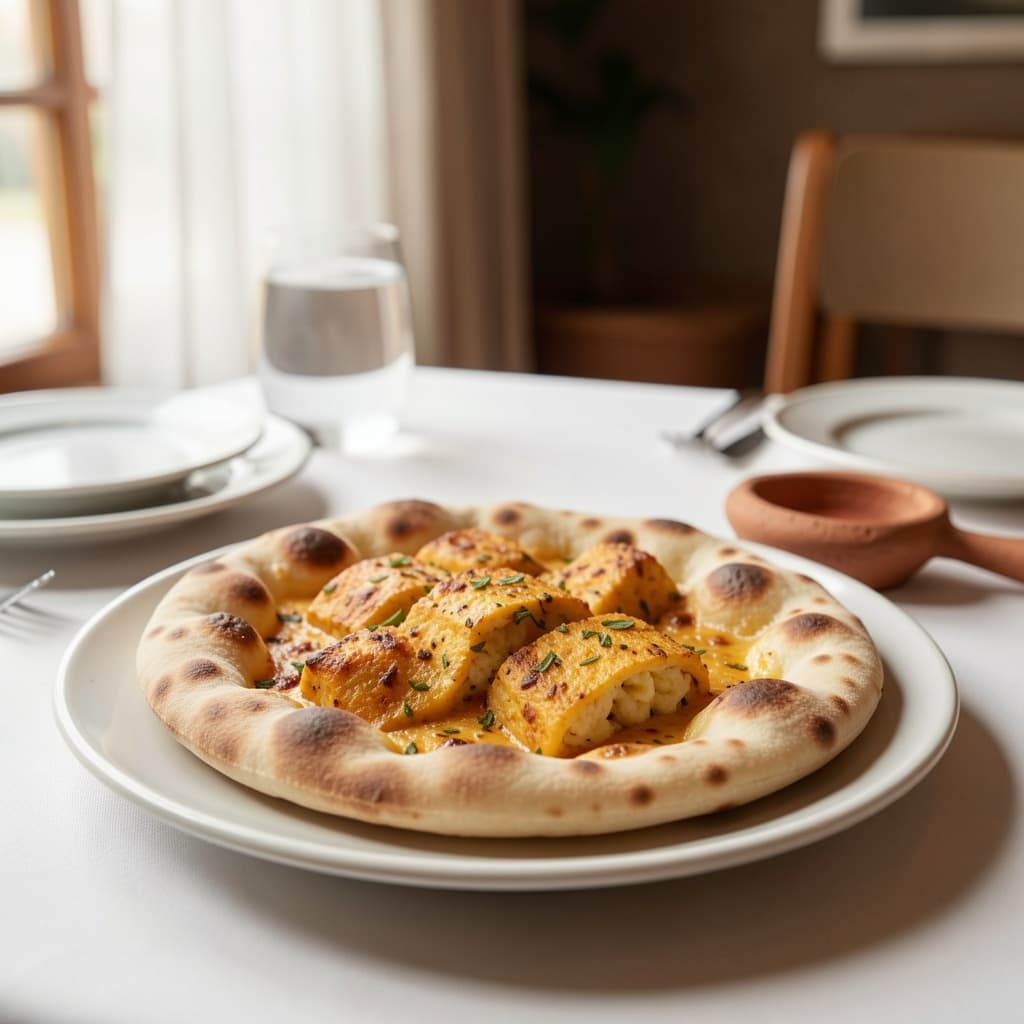 Spiced Paneer Naan